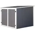 Produktbild: Hattoro Fahrradgarage Bicycle Fahrradhaus Fahrradbox Bike Box 5,6m3 Metall Dunkelgrau