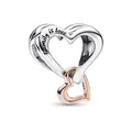 Produktbild: PANDORA Schmuck Charm Zweifarbiges Unendlichkeitsherz 782642C00