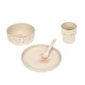 Produktbild: LÄSSIG Kindergeschirr Set (Teller, Becher, Schälchen, Löffel) ohne , BPA-frei, für Spülmaschine und Mikrowelle/Dish Set Little Water Swan