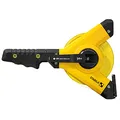 Produktbild: Stabila Rahmenbandmaß LBM 1000 FIBREGLASS, 30 m, Glasfaser-Messband mit metrischer Skala und Knickschutz, Universalhaken, bruchsicherer Rahmen, MID-Genauigkeit, LBM 1000, 30 m, Schwarz/Gelb