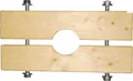 Produktbild: Holz-Klemmhalter 125 mm für Brunnenbohrer – stabile Holzhalterung für Brunnenrohre, manuelles Brunnenbau Werkzeug