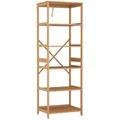 Produktbild: Vicco Bücherregal, Grün, Holzwerkstoff, 5 Fächer, Rechteckig, 48.3x140.3x35.5 cm, Wohnzimmer, Regale, Bücherregale