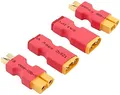 Produktbild: 4pcs Keine Kabel Stecker XT60 Buchse auf Stecker Deans T-Stecker Adapter Kein...