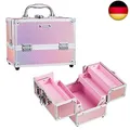 Produktbild: Kosmetikkoffer Schminkkoffer Make up Koffer Kosmetik Organizer mit Schlüssel