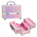 Produktbild: Kosmetikkoffer Schminkkoffer Leer Make up Koffer Abschließbare Beauty Case Ko...
