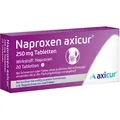 Produktbild: Naproxen axicur 250 mg Tabletten 20 St