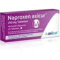 Produktbild: NAPROXEN axicur 250 mg Tabletten 20 St