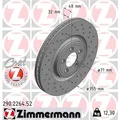 Produktbild: 2x ZIMMERMANN Sport Z Bremsscheibe 290.2264.52