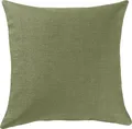 Produktbild: Erwin Müller Deko-Kissenhülle, Kissenbezug Uni, Krefeld Oliv Größe 50x50 cm - fleckabweisend, schmutzunempfindlich und leicht zu reinigen, Leinen-Optik (weitere Farben)