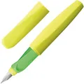 Produktbild: Pelikan Füller Twist Neon Gelb P457, Feder M, für Links- und Rechtshänder, aus Kunststoff, gelb