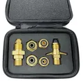 Produktbild: DREHMEISTER Gasflaschen Adapter Set EU inkl. Etui - Gas-Entnahme (6-teilig)