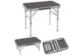 Produktbild: Bo-Camp Campingtisch Alu Mini Campingtisch Beistelltisch, Klapptisch Koffertisch Garten 2Höhen