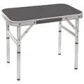 Produktbild: Alu Mini Campingtisch Beistelltisch Koffertisch Garten 2 Höhen 34x56 Grau