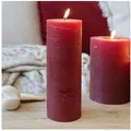 Produktbild: Chic Antique Rustic-Kerze Stumpenkerze Rustikale Kerze Macon Paraffin Dark Red versch.Größen 20 cm