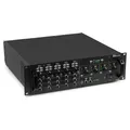 Produktbild: Power Dynamics PAM2004-4 Zonen Verstärker mit Bluetooth – 4x 200W – 100V & 4/8 Ohm – 4 Kanal Amplifier – HiFi Verstärker mit XLR, RCA & Mikrofon-Eingang