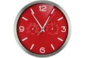 Produktbild: OPTUS Wanduhr MyTime ND DCF Thermo-/ Hygro- Wanduhr 25cm - rot