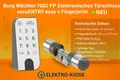 Produktbild: Burg Wächter 7602 FP Elektronisches Türschloss secuENTRY easy + Fingerprint NEU