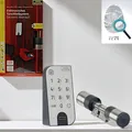 Produktbild: Burg Wächter SECUENTRY EASY 7602 elektronisches Türschloss mit Fingerabdruck Neu