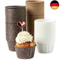 Produktbild: katbite Papier Muffinförmchen, 150 Stück Cupcake Formen für Hochzeit, Ge