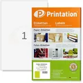 Produktbild: Folienetiketten 210 x 297 mm klar transparent auf DIN A4 Bogen  1 Etikett gla...