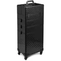Produktbild: SEVICO Kosmetikkoffer Schminkkoffer Beauty Make-up Case Multikoffer professioneller Make-up Rollkoffer Organizer für die Reise abschließbare Friseurkoffer mit 360° drehbaren Rollen B:35xT:25,5xH:83 cm