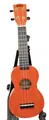 Produktbild: Mahalo Ukulele Sopran Orange Hochglanz Etui inkl. Holz Geschenk Rainbow