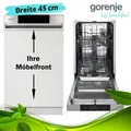 Produktbild: Geschirrspüler 45 cm teilintegriert Einbau Aquastop Spülmaschine Spüler Display