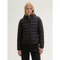 Produktbild: TOM TAILOR Denim Steppjacke Jacken Lightweight Steppjacke mit Kapuze schwarz S (36)
