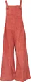 Produktbild: Oversize Latzhose, Japan Style, Boho Hose, Cordhose - Rostorange, Damen, Baumwolle, Hosen
