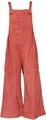 Produktbild: Oversize Latzhose, Japan Style, Boho Hose, Cordhose - rostorange