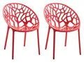 Produktbild: CLP Gartenstuhl Hope (2er Set, 2 St), Kunststoff, stapelbar, wetterfest