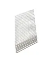 Produktbild: 25 x Handelskönig Abschlussprofil PVC 3 mm WDVS Putzabschluss 2 m x 25 Stab = 50m Fassade Kantenprofil mit Gewebe