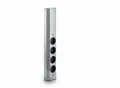 Produktbild: THEBO MIRA / WASA XS Wand-Steckdosenelement, 4-fach, teleskopierbar, Edelstahl,