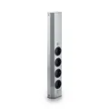 Produktbild: Mira Wand small, Aufbausteckdosenelement, Edelstahl