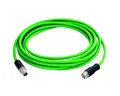Produktbild: Telegärtner STX M12x1-M12x1 VL X-kod. Cat.6A LAN-Kabel, M12-X Männlich (Stecker), M12-X Weiblich (Buchse) (1000.0 cm), CP01CS02B-SFTP2607C7-1PUR-A1000