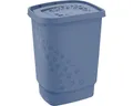 Produktbild: Wäschebehälter Rotho Flowers 55 l blau matt 1756006161WS