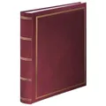 Produktbild: Hama Super-Jumbo Fotoalbum London 34x35 cm (Fotobuch mit 80 weißen Seiten, Album für 480 Fotos zum Selbstgestalten und Einkleben, Photoalbum mit Pergamin-Trennblättern) bordeaux