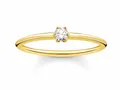 Produktbild: Thomas Sabo - TR2312-414-14-56 - Ring Gr. 56 - Silber - Gelbgold - Zirkonia - Klar