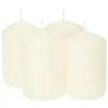 Produktbild: Mini-Stumpenkerzen, vanille, 6,2 x 4,8 cm, 4 Stück