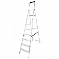 Produktbild: Euroline 618 Haushaltsleiter mit Sicherheitsbrücke 8 Stufen