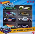 Produktbild: Hot Wheels Spielzeugautos Let's Race 8er-Pack Netflix Serie
