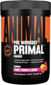 Produktbild: ANIMAL Primal Pre Workout Fruit Punch – Trainingsbooster mit 300 mg Koffein, 3DPUMP, Elektrolyten & Beta-Alanin – Pre Workout Pulver für Energie, Pump & Fokus – Zuckerfrei – 507,5 g