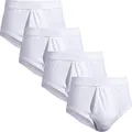Produktbild: Erwin Müller Herren-Slip 4er-Pack Feinripp weiß Größe 7