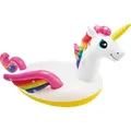 Produktbild: Schwimmtier/Luftmatratze Einhorn XXL, 287 x 193 x 165 cm, - Weiß