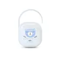 Produktbild: Suavinex, Schnullerbox für 2 Schnuller, hygienische Aufbewahrungstasche mit flexiblem Henkel für Kinderwagen oder Tasche, sicherer Verschluss, ab 0 Monate, Wild&Free-Kollektion, Blau