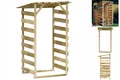 Produktbild: Pergola Mit Dach 100x90x200 Cm Imprägniertes Kiefernholz Holzlagerplatz