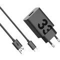 Produktbild: Motorola USB Ladegerät 33 W 1x USB-A USB PD, QC 3.0 Schwarz