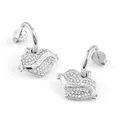 Produktbild: GUESS Schmuck Damen-Ohrringe Creolen Herz JUBE05477JWRHT/U