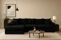 Produktbild: Kaiser Möbel Ecksofa Sofa L-form, Couch L-form Gabon stoff Zoom Ottomane