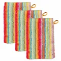 Produktbild: CAWÖ Waschhandschuh, 3er Pack - C Life Style multicolor, Waschlappen, gestrei...